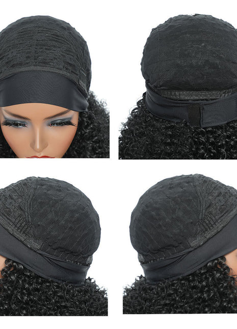 Hijab Ice Silk Chemical Fiber Wig