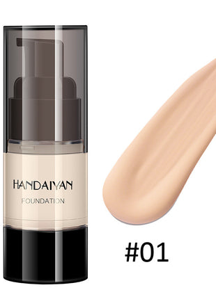 HANDAIYAN Full Cover Foundation Waterproof Moisturizer fond de teint couvrant Face Liquid Foundation Base Makeup for Dark Skin