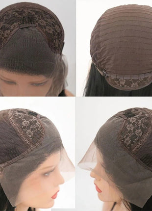 New Synthetic Fiber Wig Head Cover With Dirty Braid Front Lace