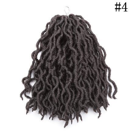 Tresse sale en fibre chimique pour cheveux longs bouclés africains de 12 pouces