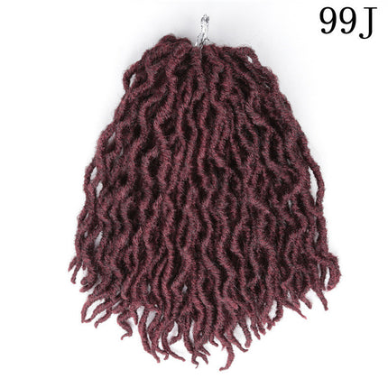 Tresse sale en fibre chimique pour cheveux longs bouclés africains de 12 pouces