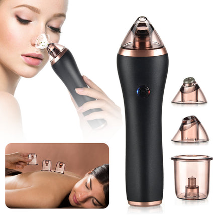 Machine 4 en 1 pour éliminer les points noirs et les ventouses pour le corps, nettoyage en profondeur des pores du visage, beauté, soins de la peau