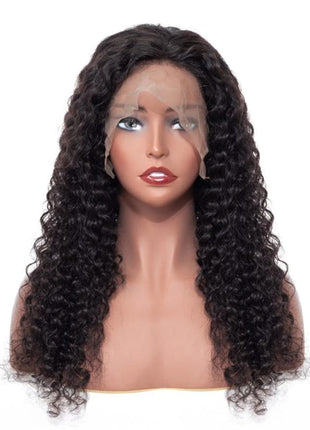 European And American Wig Female Front Lace Chemical Fiber Long Curly Hair Wig Set