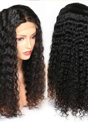 European And American Wig Female Front Lace Chemical Fiber Long Curly Hair Wig Set