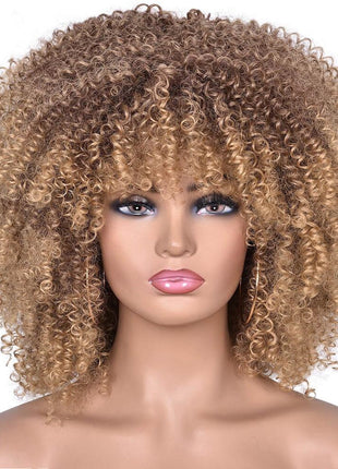 European And American Wigs Female Short Curly Wigs