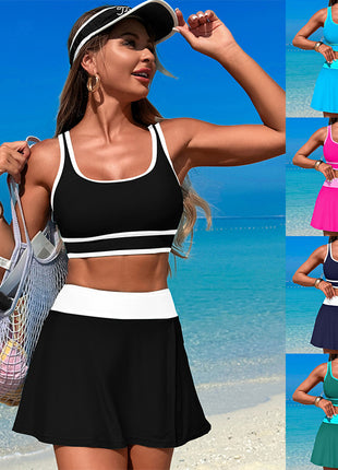 Bikini Hot Spring Women's Beach Exercise Skirt