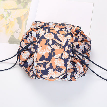 Animal Printing Large Capacity Drawstring Lazy Cosmetic Storage Bag