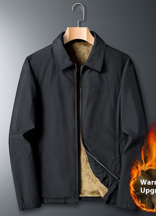 Lapel Jacket Fall Winter Coat Men's Clothing