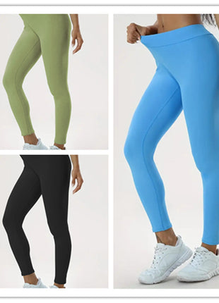 Women's Yoga Pants High Waist Lift High Elastic Tight Fitness Trousers