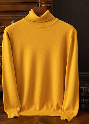 Men's Autumn And Winter Turtleneck Sweater Keep Warm Inner Match