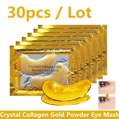 Patchs de collagène en cristal d'or de beauté pour les yeux Masque anti-âge pour les yeux contre l'acné Cosmétiques coréens Soins de la peau