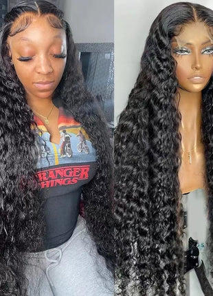 Lace Wig Headgear Female Long Curly Hair