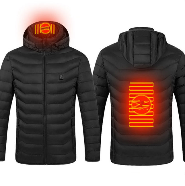 Nouvelle veste chauffante manteau veste électrique USB manteau en coton chauffage vêtements thermiques gilet chauffant vêtements pour hommes hiver