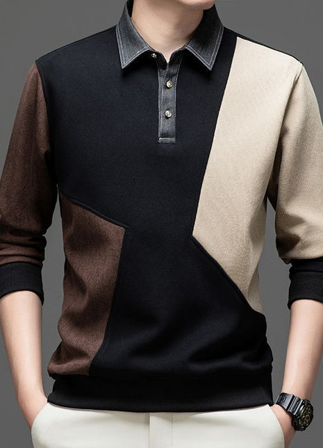 Lapel Sweater Men's Spring And Autumn