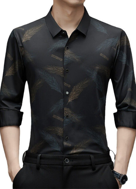 Long Sleeve Shirt Men's Trendy Non-ironing