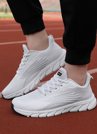 Men's And Women's Flying Woven Breathable Running Shoes Couple's Casual Sneakers