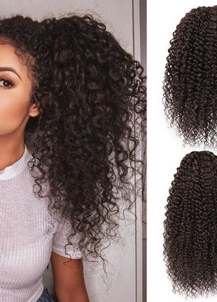 Drawstring Puffy Ponytail Afro Curls