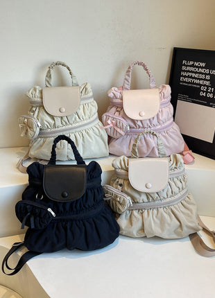 Shoulder Fashion Pleated Handbag