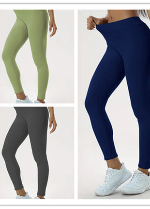 Women's Yoga Pants High Waist Lift High Elastic Tight Fitness Trousers