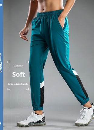 Casual Sports Outerwear Loose Ice Silk Trousers Men