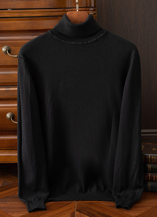 Men's Autumn And Winter Turtleneck Sweater Keep Warm Inner Match