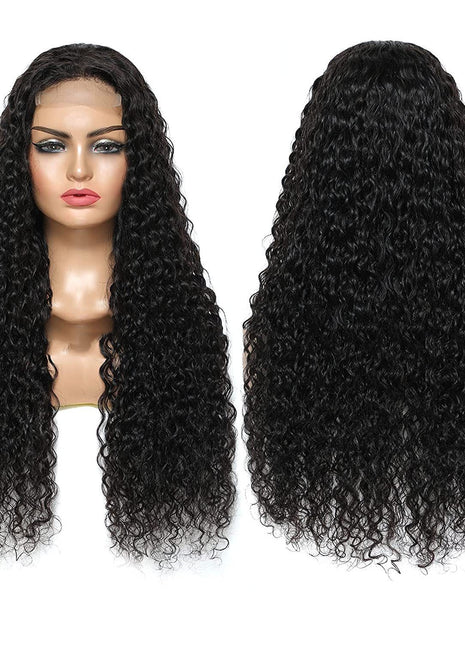 Hot Ladies Front Lace Chemical Fiber Long Curly Wig