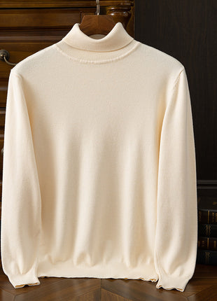 Men's Autumn And Winter Turtleneck Sweater Keep Warm Inner Match