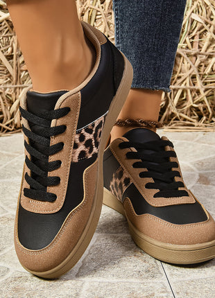 Flat Lace-up Oversized Casual Shoes