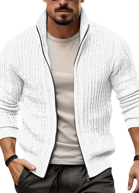 Men's Thickened Casual Stand Collar Thick Sweater