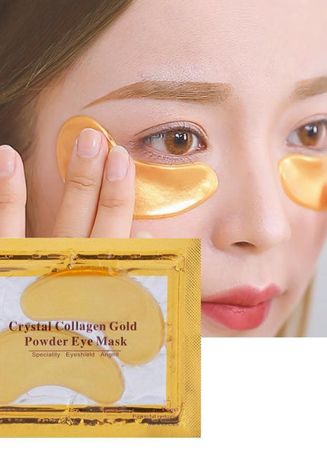 Patchs de collagène en cristal d'or de beauté pour les yeux Masque anti-âge pour les yeux contre l'acné Cosmétiques coréens Soins de la peau