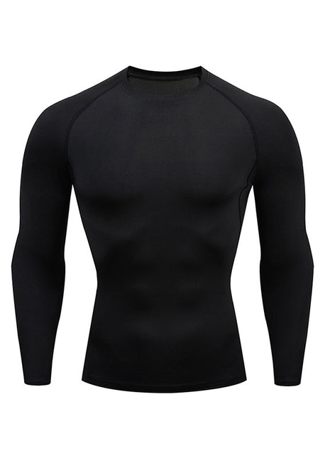 Workout Top Outdoor Sports High Elastic Cycling Training Breathable Tight Colorful Long Sleeve