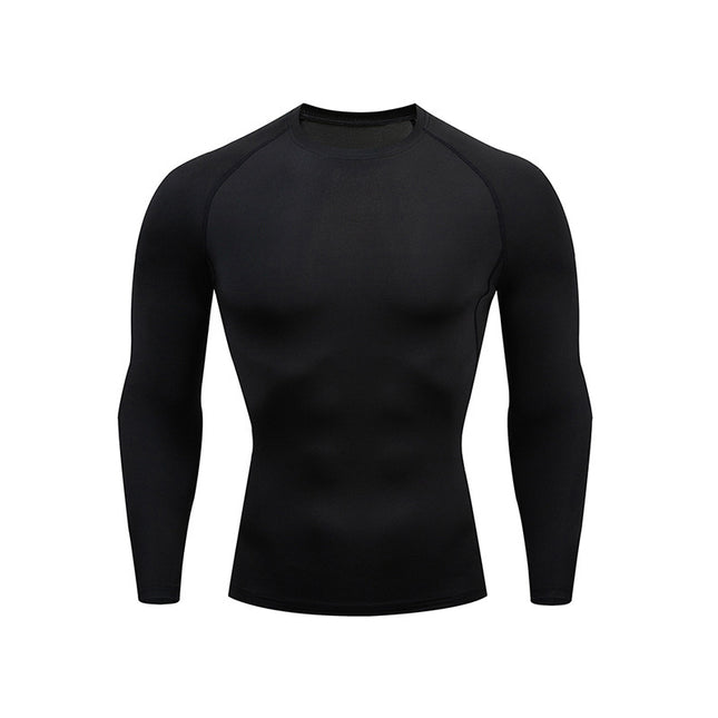 Workout Top Outdoor Sports High Elastic Cycling Training Breathable Tight Colorful Long Sleeve