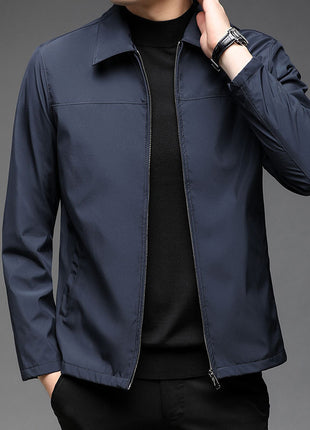 Lapel Jacket Fall Winter Coat Men's Clothing