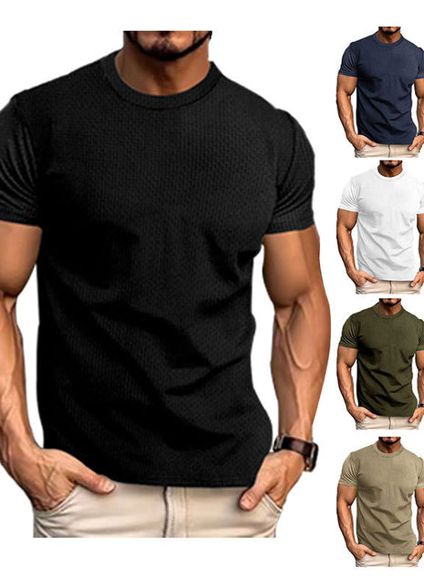 Men's Short Sleeve Breathable Slim Top