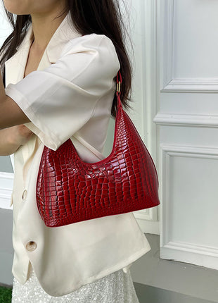 Sac à bandoulière tendance pour femme avec motif pierre