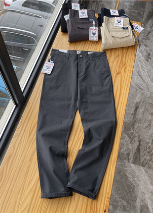 Men's Brushed Twill Straight Casual Pants