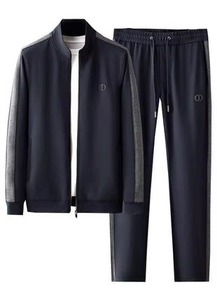 Two-piece Men's Silky Stretch Fashion Sportswear