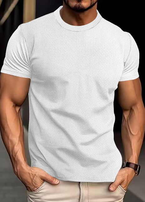 Men's Short Sleeve Breathable Slim Top