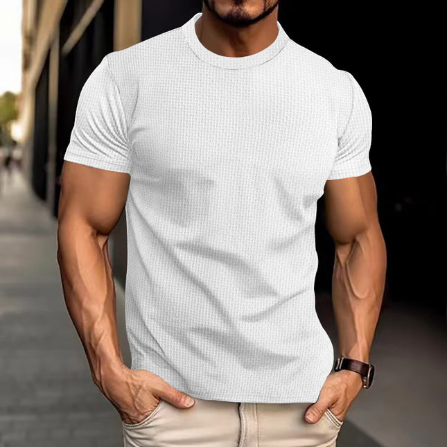 Men's Short Sleeve Breathable Slim Top