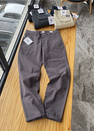 Men's Brushed Twill Straight Casual Pants