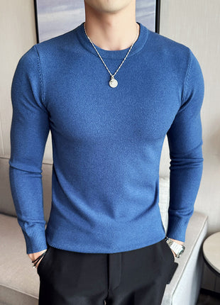 Modal Anti-Pilling Round Neck Sweater For Men