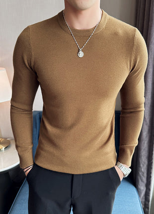 Modal Anti-Pilling Round Neck Sweater For Men