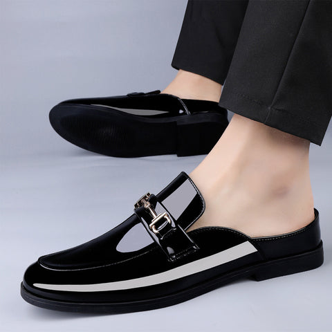 New Loafers Men's Pattern Half Slippers