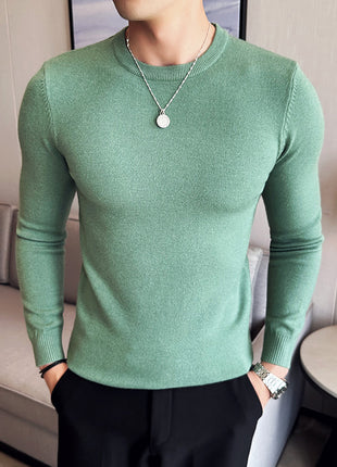 Modal Anti-Pilling Round Neck Sweater For Men