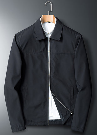 Lapel Jacket Fall Winter Coat Men's Clothing