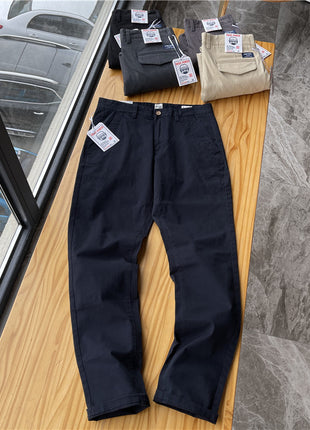 Men's Brushed Twill Straight Casual Pants