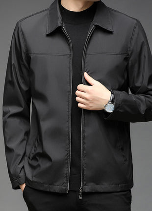 Lapel Jacket Fall Winter Coat Men's Clothing