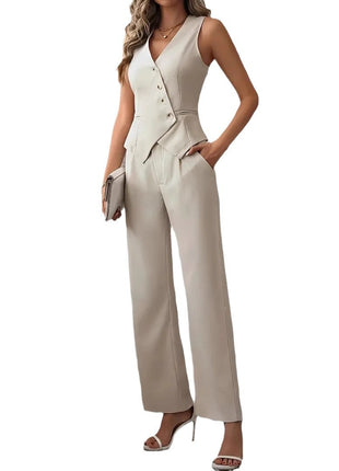 Women's Fashion Casual Vest Suit Pants Suit