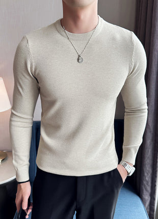 Modal Anti-Pilling Round Neck Sweater For Men