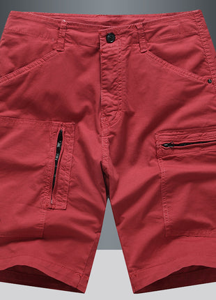 Casual Loose Straight Cargo Shorts Men